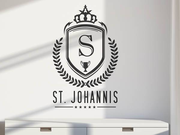 Wandtattoo St. Johannis Wappen