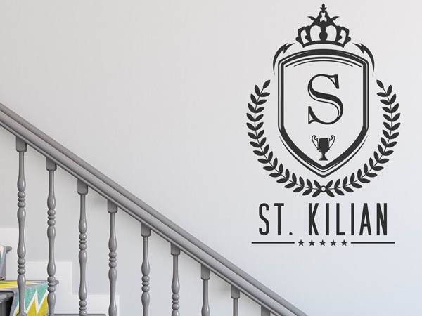 Wandtattoo St. Kilian Wappen