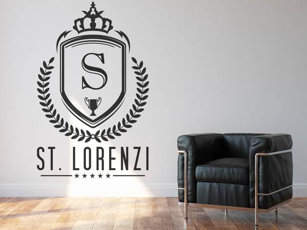 Wandtattoo St. Lorenzi Wappen