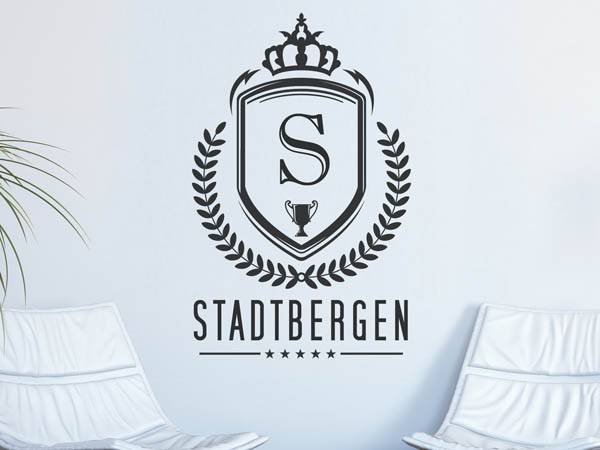 Wandtattoo Stadtbergen Wappen