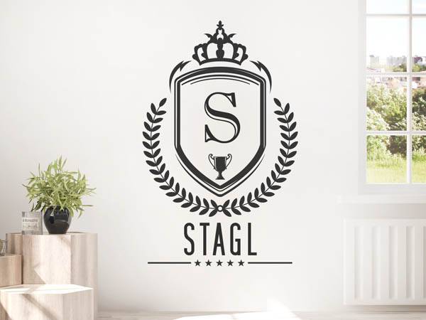 Wandtattoo Stagl Wappen