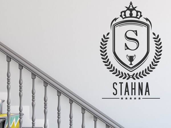 Wandtattoo Stahna Wappen