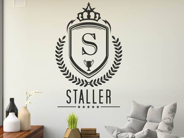 Wandtattoo Staller Wappen