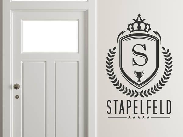 Wandtattoo Stapelfeld Wappen