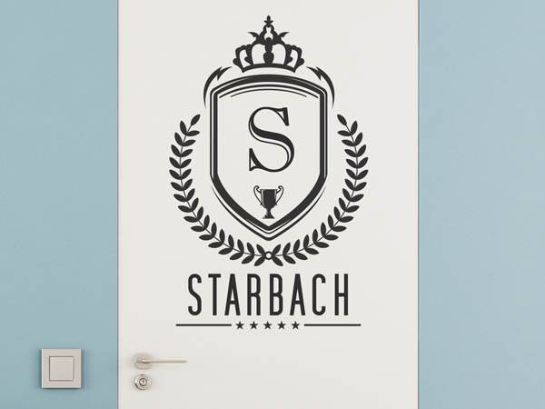Wandtattoo Starbach Wappen