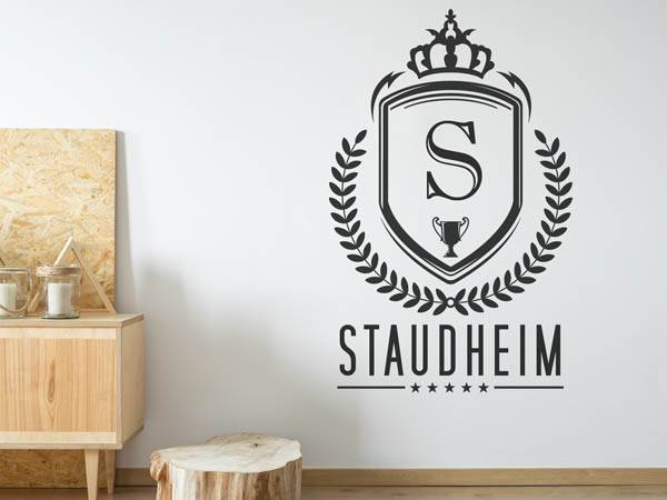 Wandtattoo Staudheim Wappen