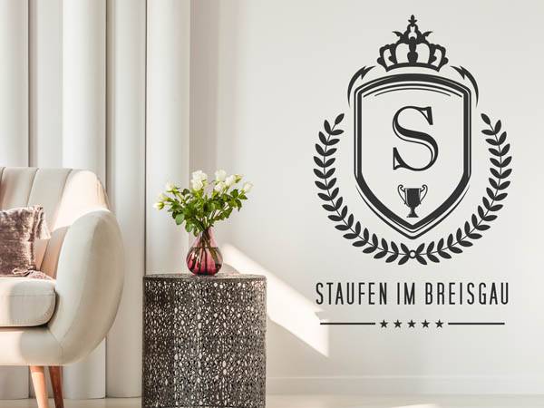 Wandtattoo Staufen im Breisgau Wappen