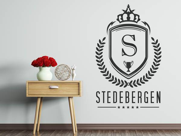 Wandtattoo Stedebergen Wappen