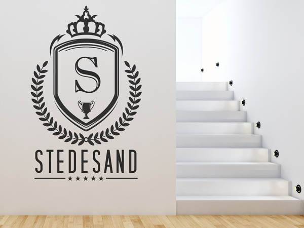 Wandtattoo Stedesand Wappen