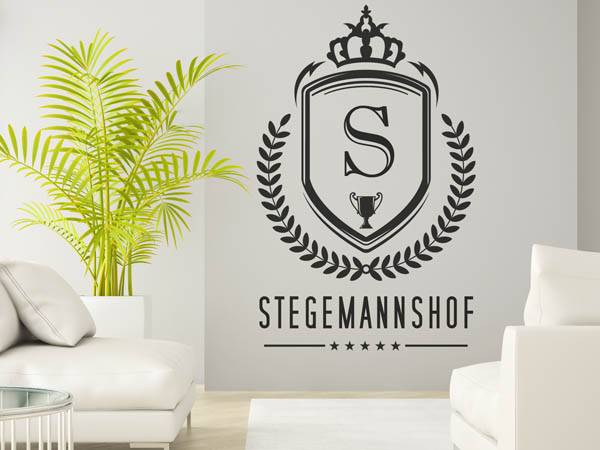 Wandtattoo Stegemannshof Wappen