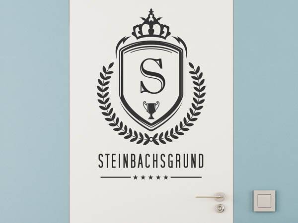 Wandtattoo Steinbachsgrund Wappen