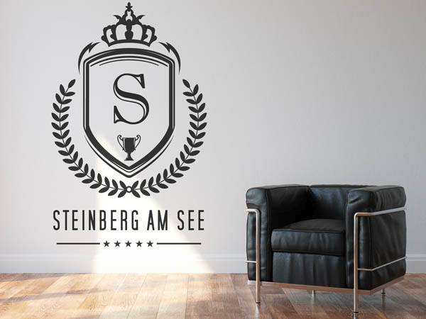 Wandtattoo Steinberg am See Wappen