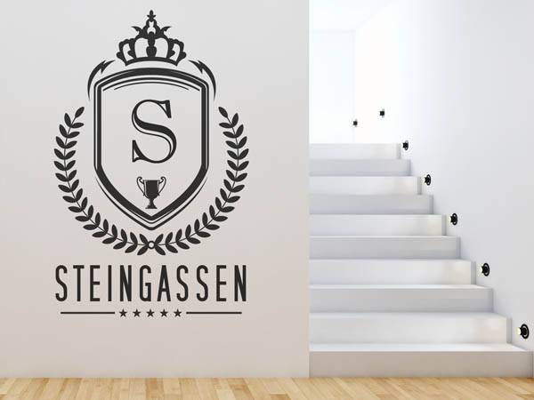 Wandtattoo Steingassen Wappen