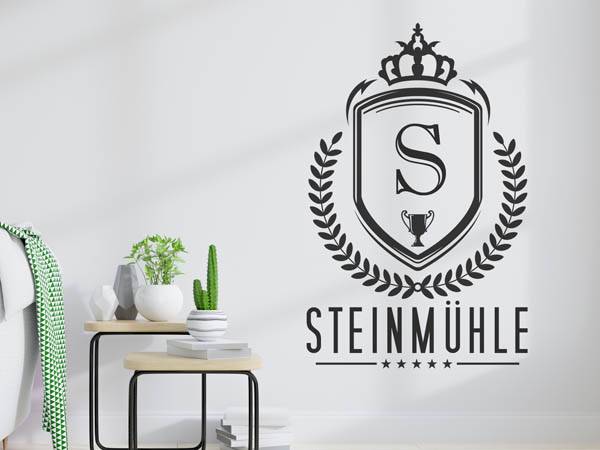 Wandtattoo Steinmühle Wappen