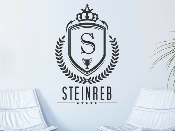 Wandtattoo Steinreb Wappen