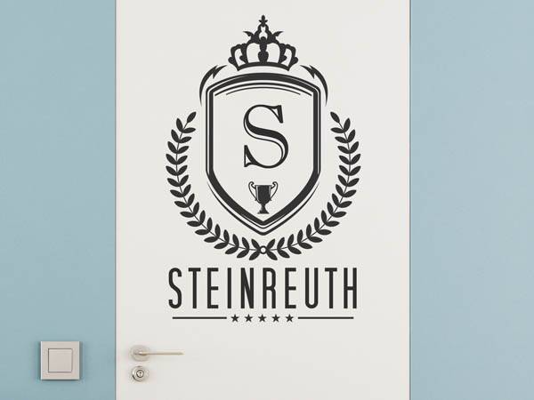 Wandtattoo Steinreuth Wappen