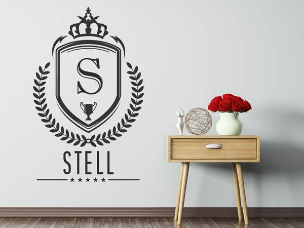 Wandtattoo Stell Wappen