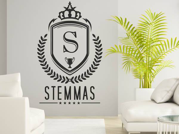 Wandtattoo Stemmas Wappen