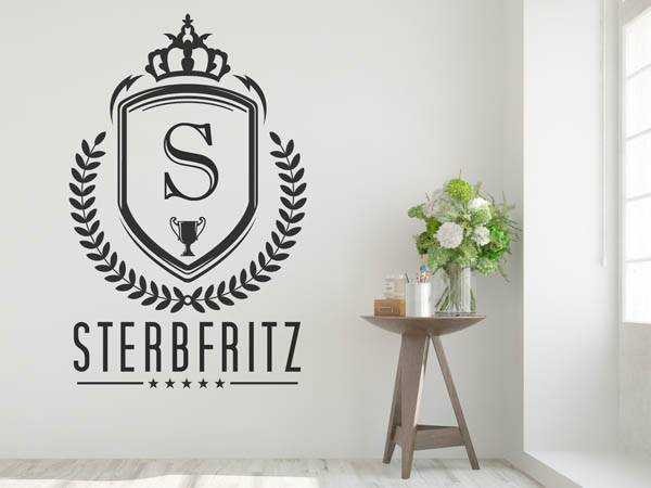 Wandtattoo Sterbfritz Wappen