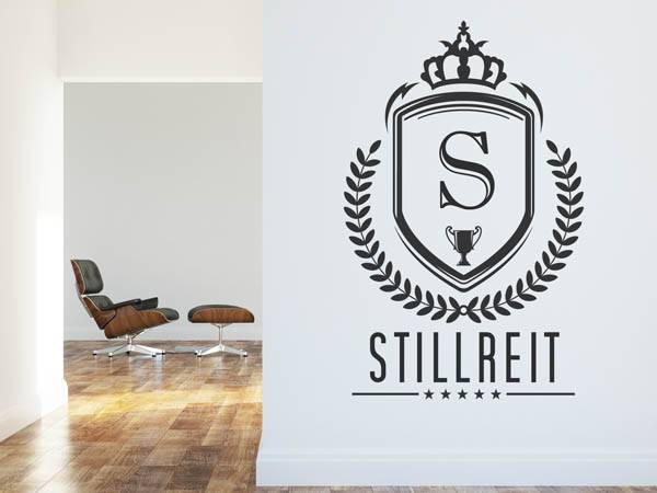 Wandtattoo Stillreit Wappen