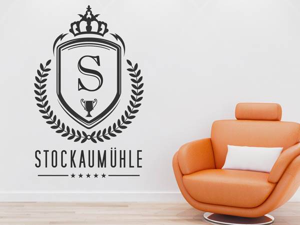 Wandtattoo Stockaumühle Wappen
