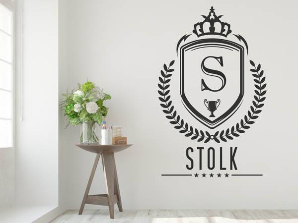 Wandtattoo Stolk Wappen