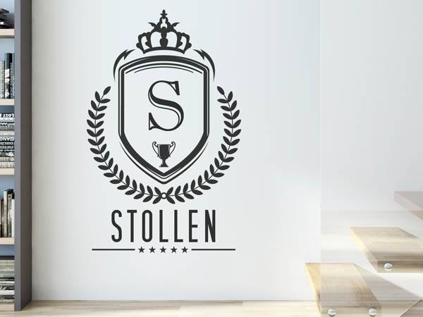 Wandtattoo Stollen Wappen