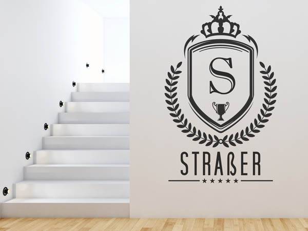 Wandtattoo Straßer Wappen
