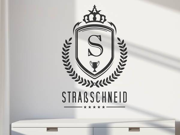 Wandtattoo Straßschneid Wappen