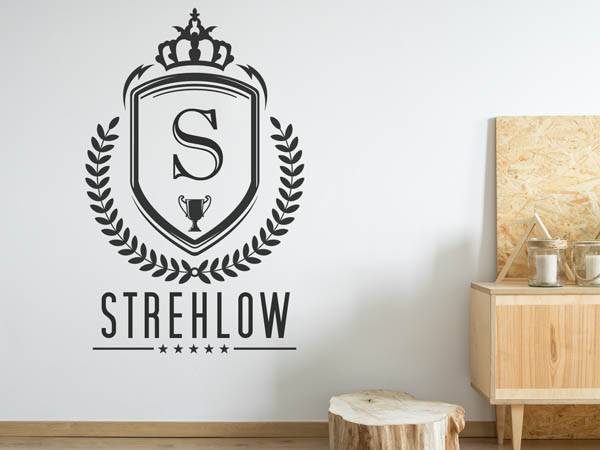 Wandtattoo Strehlow Wappen