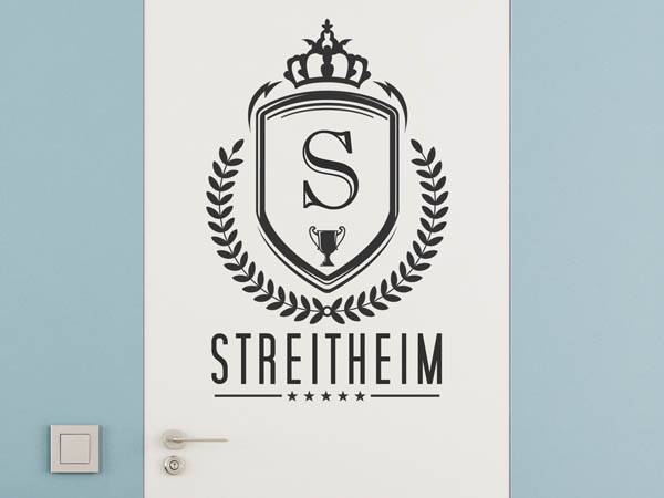 Wandtattoo Streitheim Wappen