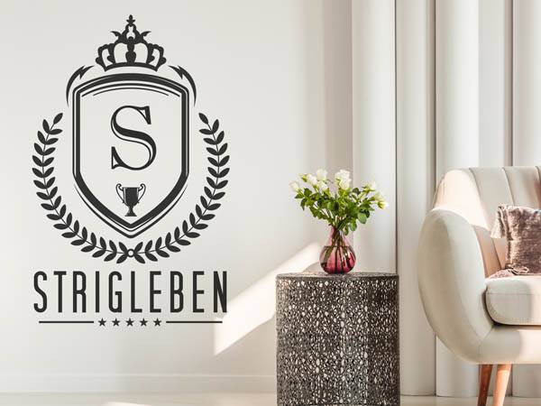 Wandtattoo Strigleben Wappen