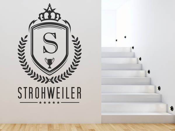 Wandtattoo Strohweiler Wappen