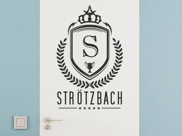 Wandtattoo Strötzbach Wappen