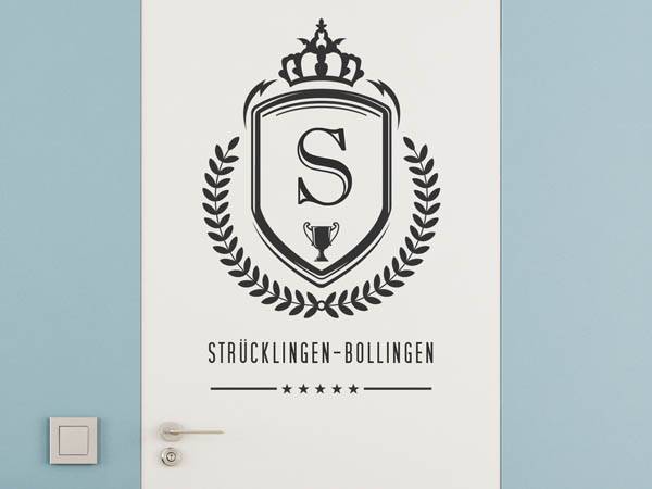 Wandtattoo Strücklingen-Bollingen Wappen