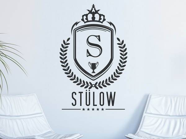 Wandtattoo Stülow Wappen