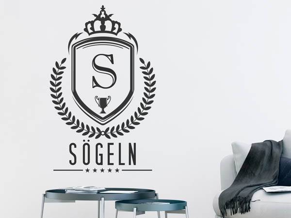 Wandtattoo Sögeln Wappen