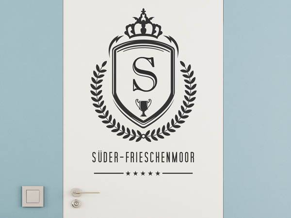 Wandtattoo Süder-Frieschenmoor Wappen