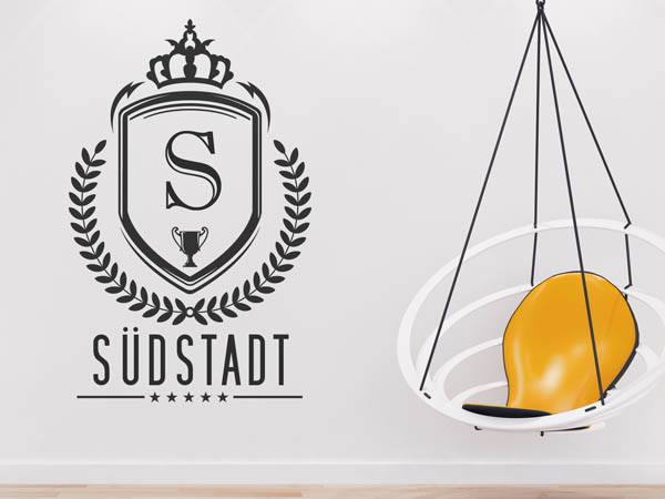 Wandtattoo Südstadt Wappen