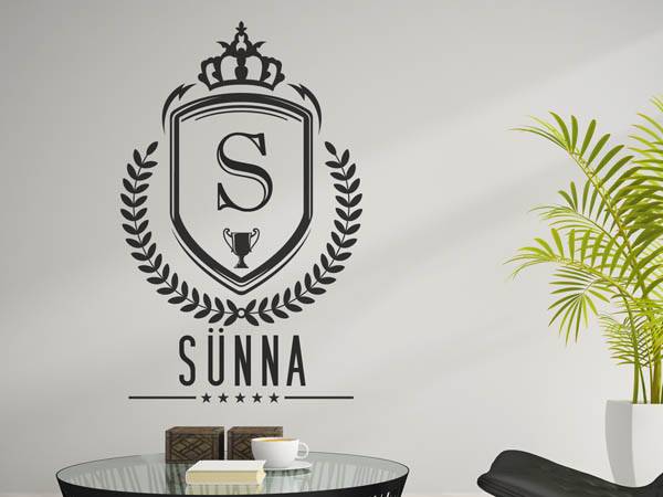 Wandtattoo Sünna Wappen