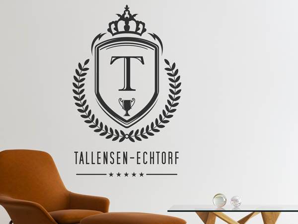 Wandtattoo Tallensen-Echtorf Wappen