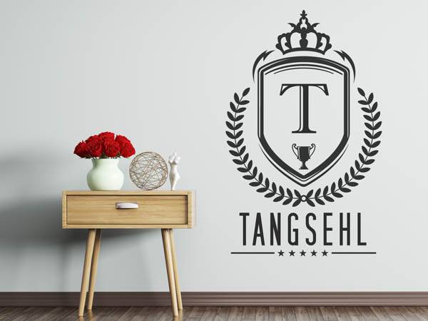 Wandtattoo Tangsehl Wappen