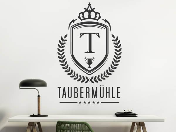 Wandtattoo Taubermühle Wappen