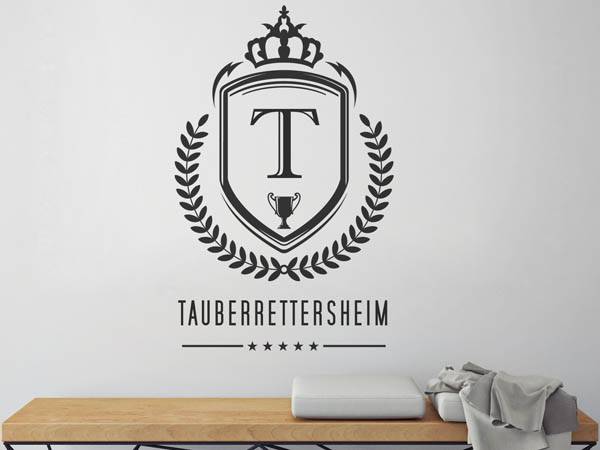 Wandtattoo Tauberrettersheim Wappen