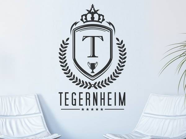 Wandtattoo Tegernheim Wappen
