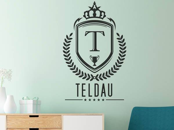 Wandtattoo Teldau Wappen