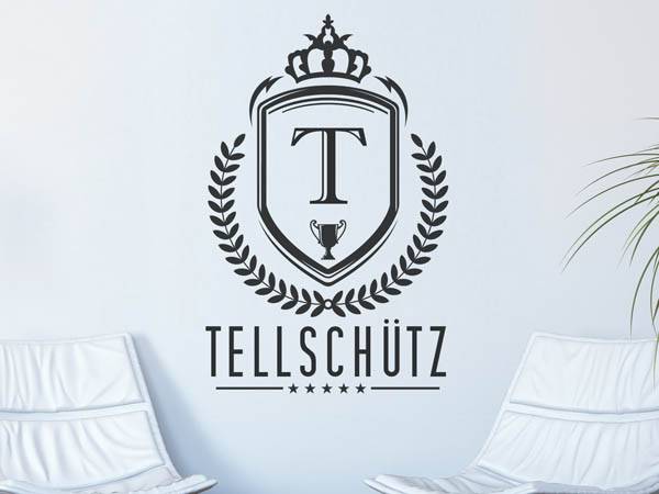 Wandtattoo Tellschütz Wappen