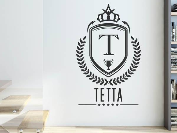 Wandtattoo Tetta Wappen