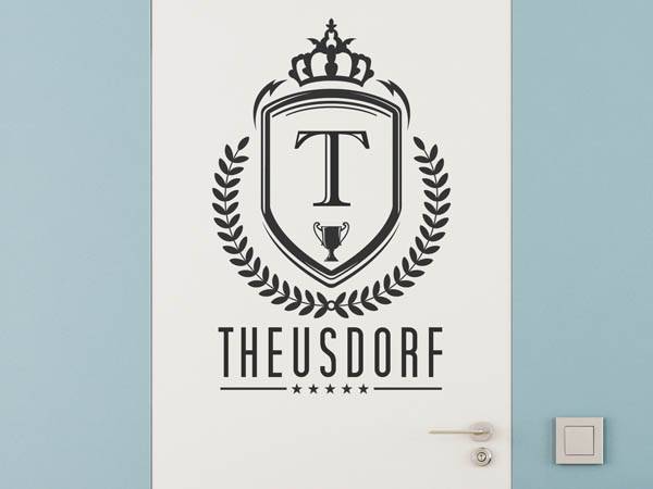 Wandtattoo Theusdorf Wappen