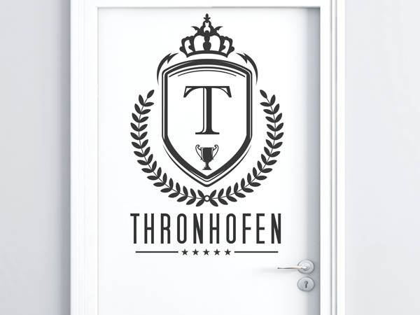 Wandtattoo Thronhofen Wappen
